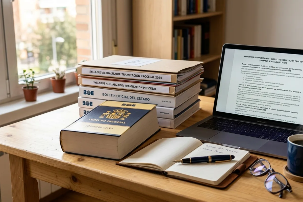 Temario Tramitación Procesal actualizado al BOE